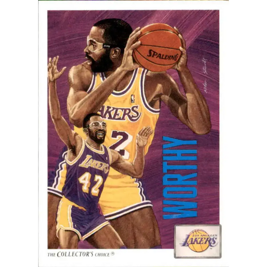 1991-92 Upper Deck #85 James Worthy TC NM-MT Los Angeles Lakers Basketball Card - Basketball Card Single