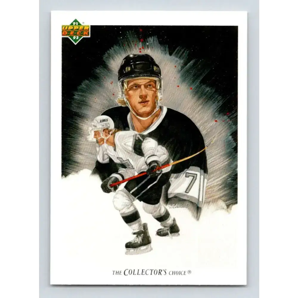 1991-92 Upper Deck #85 Tomas Sandstrom NM-MT Los Angeles Kings Hockey Card - Hockey Card Single