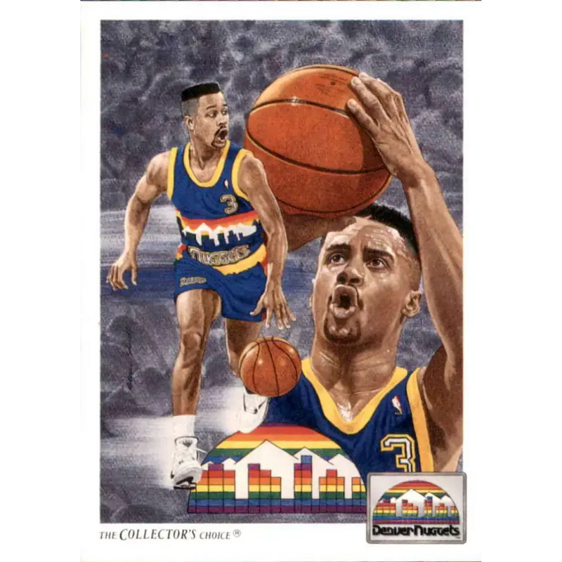 1991-92 Upper Deck #89 Chris Jackson TC NM-MT Denver Nuggets Basketball Card - Basketball Card Single