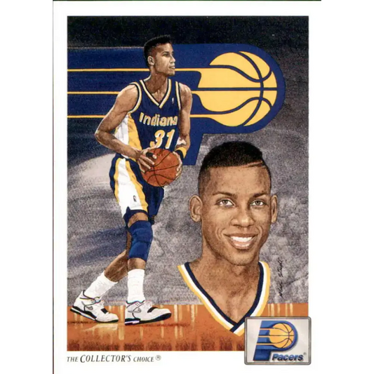1991-92 Upper Deck #90 Reggie Miller TC NM-MT Indiana Pacers Basketball Card - Basketball Card Single