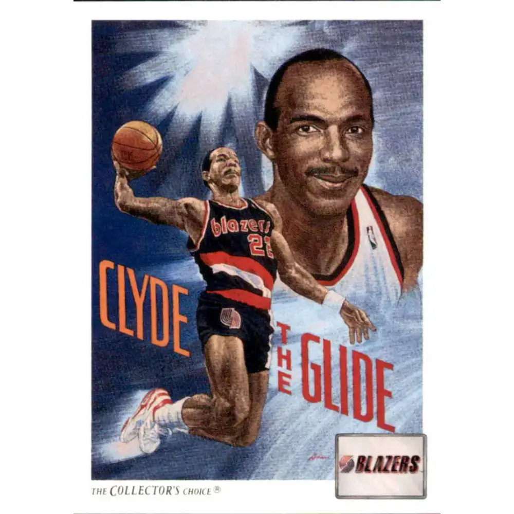 1991-92 Upper Deck #98 Clyde Drexler TC NM-MT Portland Trail Blazers Basketball Card - Basketball Card Single