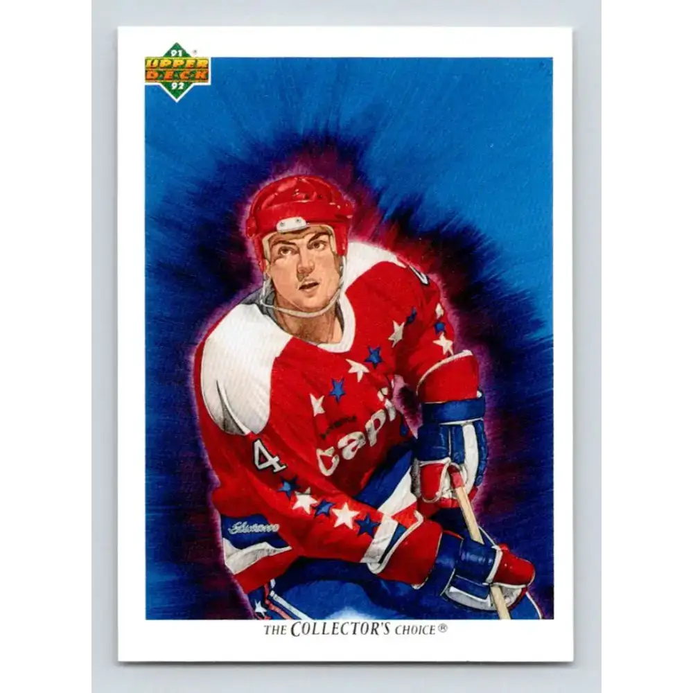 1991-92 Upper Deck #98 Kevin Hatcher NM-MT Washington Capitals Hockey Card - Hockey Card Single