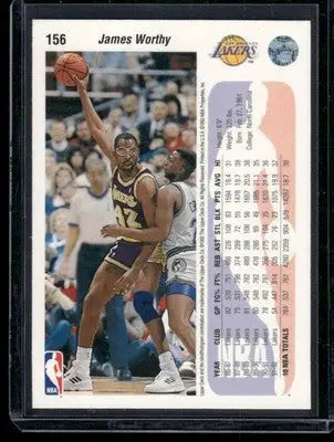 1991-92 Upper Deck James Worthy #156 Basketball - Basketball Card Single