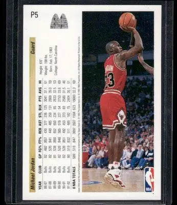 1991-92 Upper Deck Michael Jordan #P5 Basketball - Basketball Card