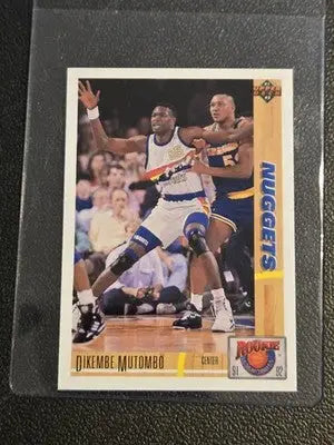 1991-92 Upper Deck #R29 Dikembe Mutombo Rookie Standouts - Basketball Card Single