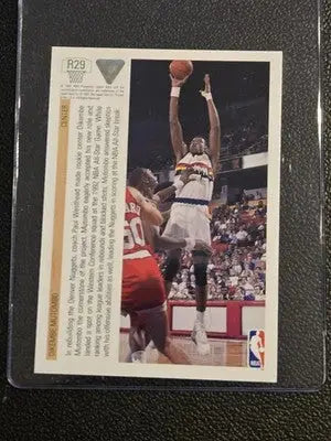 1991-92 Upper Deck #R29 Dikembe Mutombo Rookie Standouts - Basketball Card Single