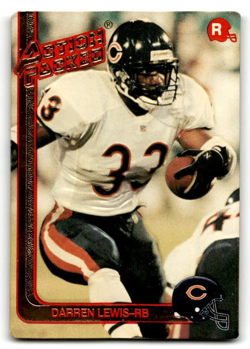 1991 Action Packed Rookie/Update #60 Darren Lewis - Football Card Single