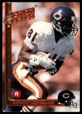 1991 Action Packed Rookie/Update Anthony Morgan RC 30 Chicago Bears