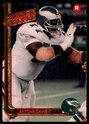 1991 Action Packed Rookie/Update Antone Davis RC 19 Philadelphia Eagles