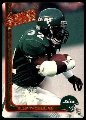 1991 Action Packed Rookie/Update Blair Thomas 84 New York Jets