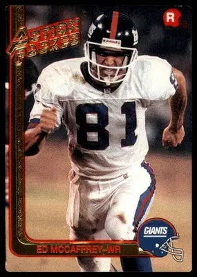 1991 Action Packed Rookie/Update Ed McCaffrey RC 23 New York Giants