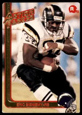 1991 Action Packed Rookie/Update Eric Bieniemy RC 32 San Diego Chargers
