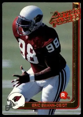 1991 Action Packed Rookie/Update Eric Swann RC 37 Phoenix Cardinals