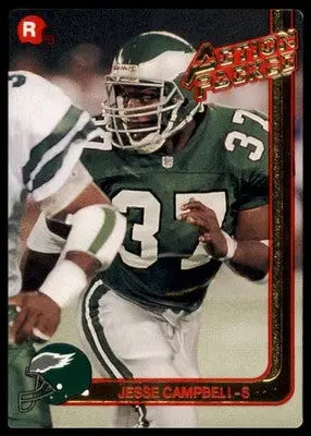 1991 Action Packed Rookie/Update Jesse Campbell RC 31 Philadelphia Eagles