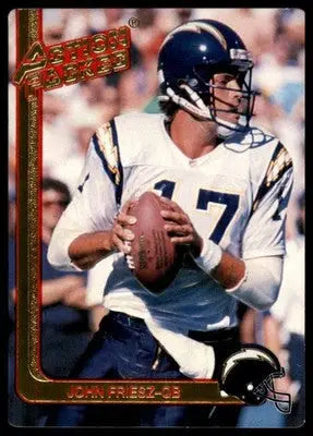 1991 Action Packed Rookie/Update John Friesz 76 San Diego Chargers