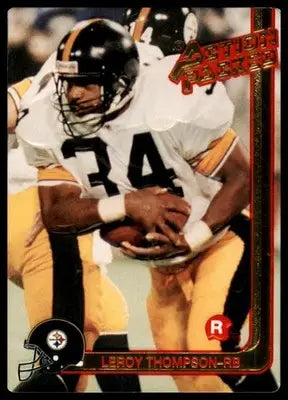 1991 Action Packed Rookie/Update Leroy Thompson RC 74 Pittsburgh Steelers