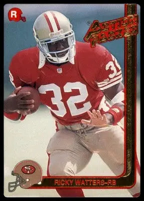 1991 Action Packed Rookie/Update Ricky Watters RC 44 San Francisco 49ers