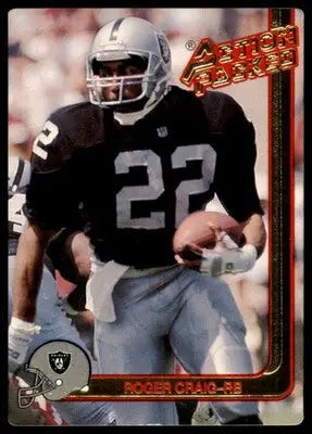 1991 Action Packed Rookie/Update Roger Craig 78 Los Angeles Raiders