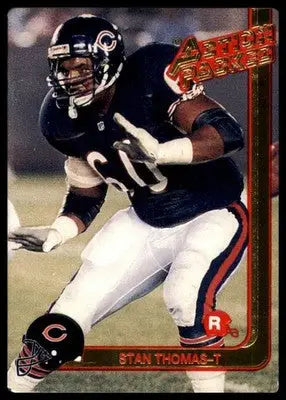 1991 Action Packed Rookie/Update Stan Thomas RC 17 Chicago Bears