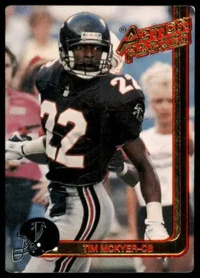1991 Action Packed Rookie/Update Tim McKyer 77 Atlanta Falcons