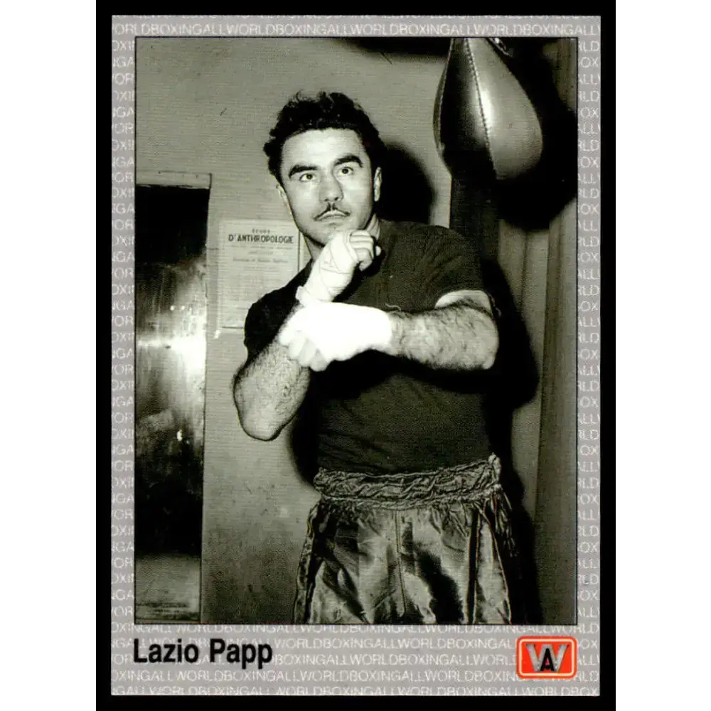 1991 All World #10 Lazlo Papp NM-MT Boxing Card - Boxing Card Single