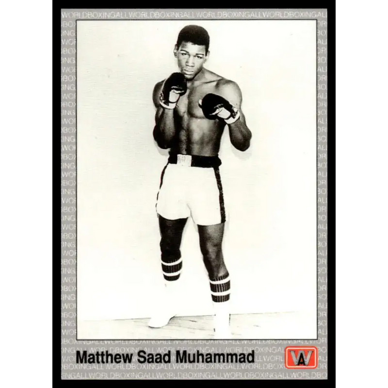 1991 All World #118 Matthew Saad Muhammad NM-MT Boxing Card - Boxing Card Single