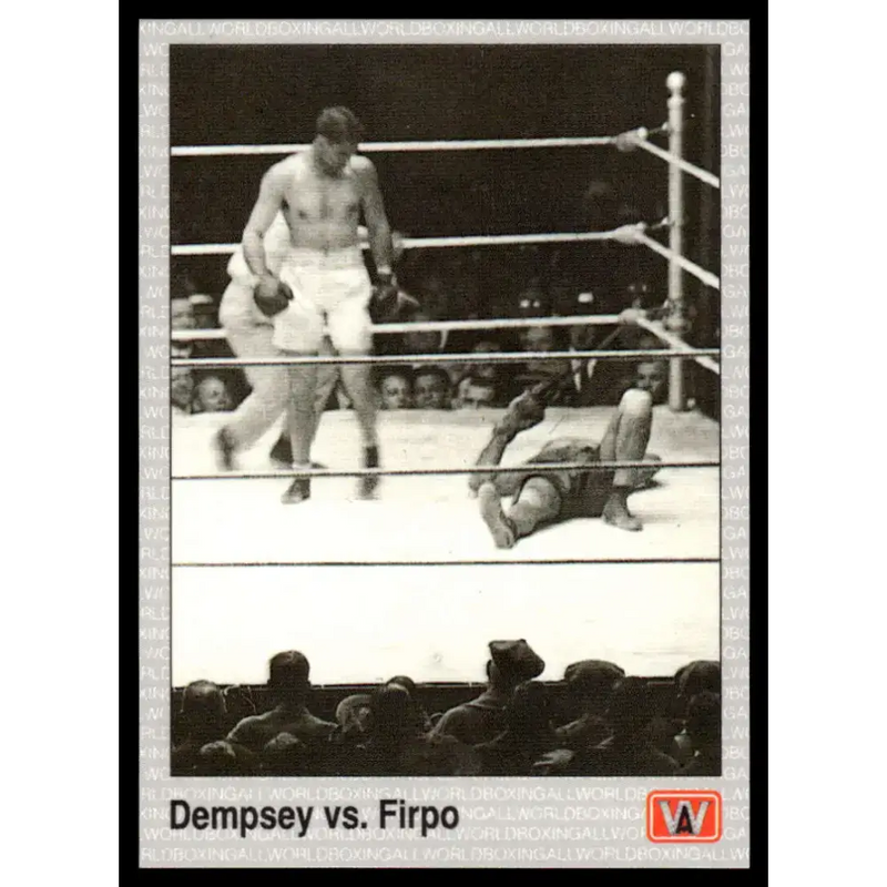 1991 All World #140 Dempsey Vs. Firpo NM-MT Boxing Card - Boxing Card Single