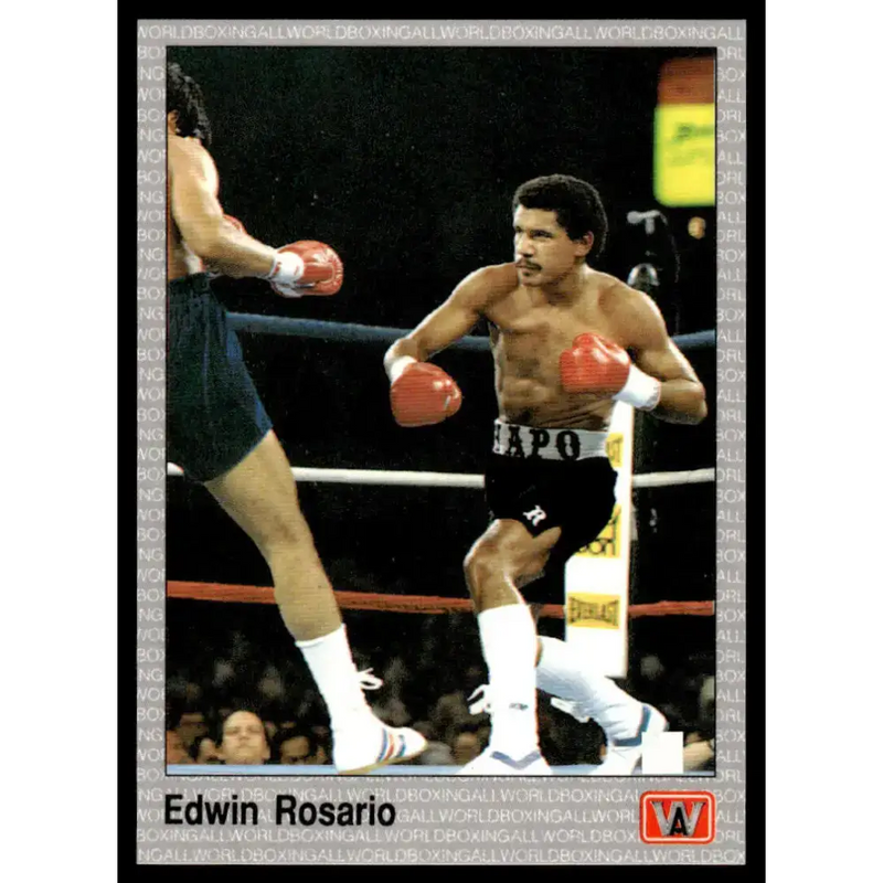 1991 All World #33 Edwin Rosario NM-MT Boxing Card - UFC/MMA Card Single