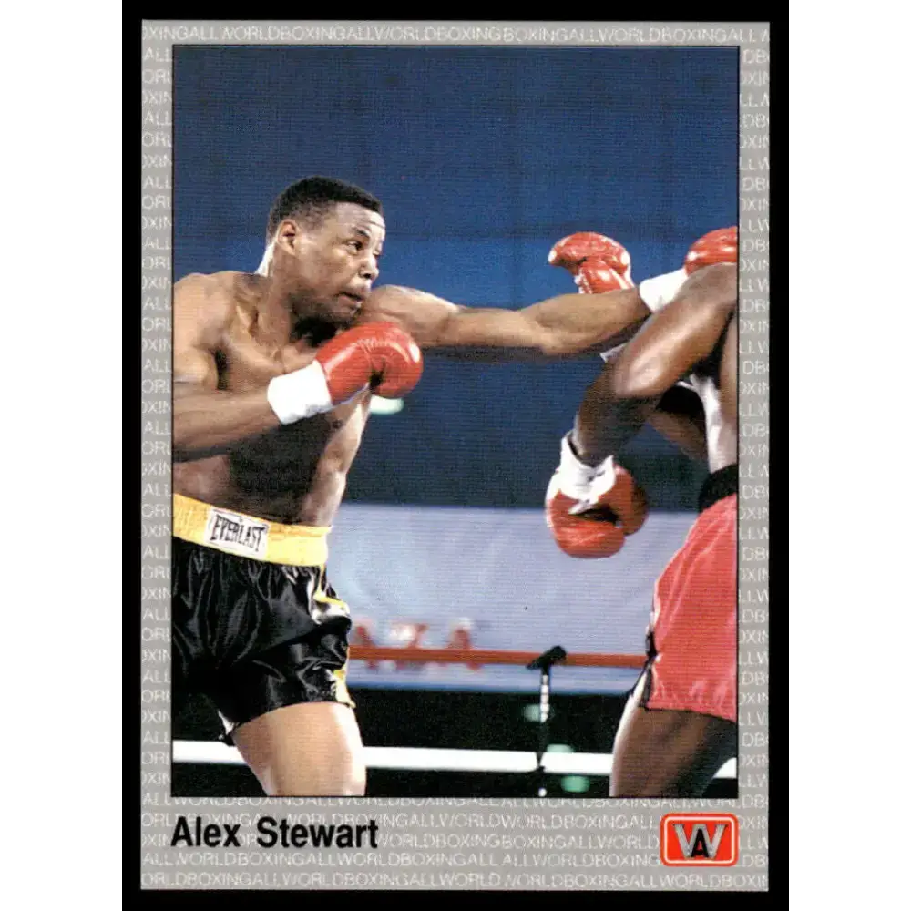 1991 All World #37 Alex Stewart NM-MT Boxing Card - UFC/MMA Card Single