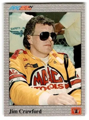 1991 All World #38 Jim Crawford - Racing Card Single