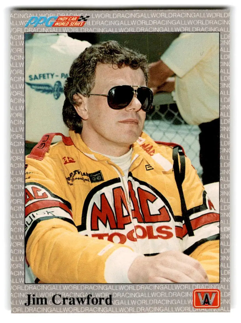 1991 All World #38 Jim Crawford - Racing Card Single