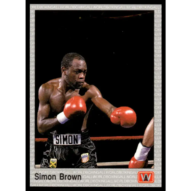 1991 All World #4 Simon Brown NM-MT Boxing Card - Other