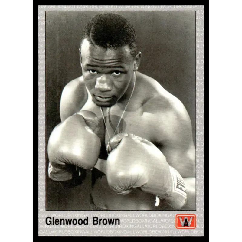 1991 All World #41 Glenwood Brown NM-MT Boxing Card - Boxing Card Single