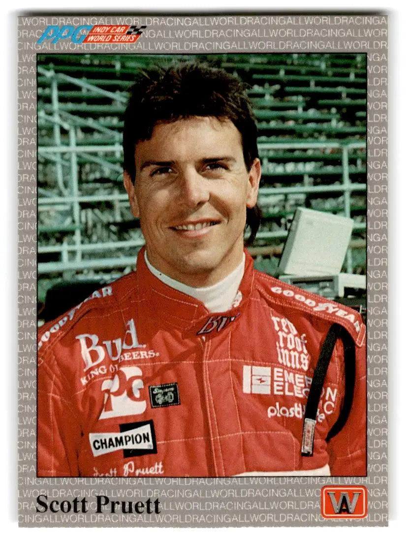 1991 All World #51 Scott Pruett - Racing Card Single