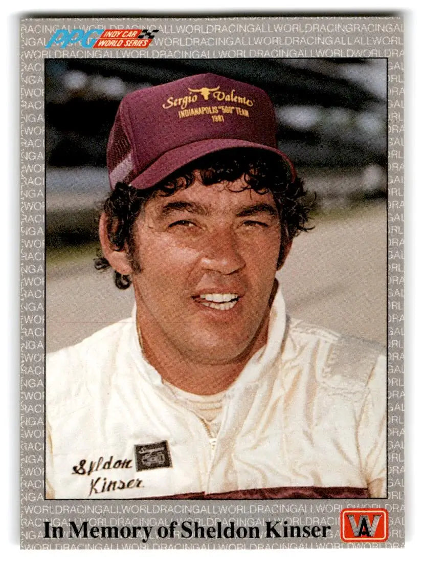1991 All World #69 In Memory of Sheldon Kinser - Racing Card Single