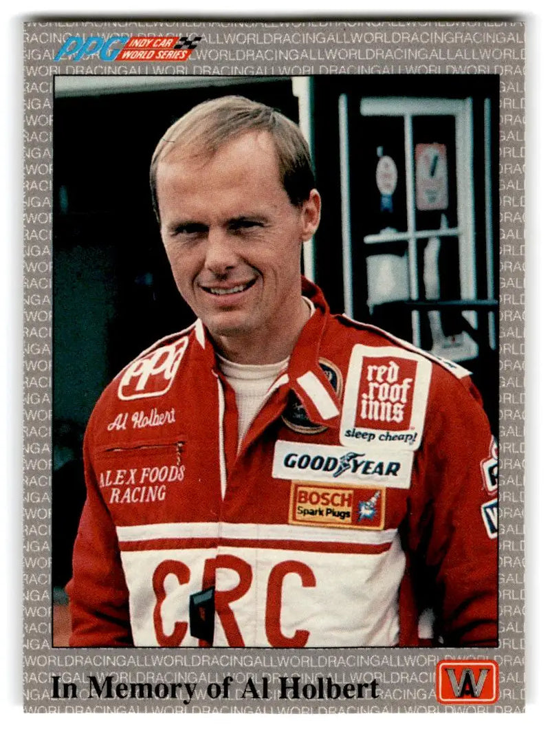 1991 All World #70 In Memory of Al Holbert - Racing Card Single