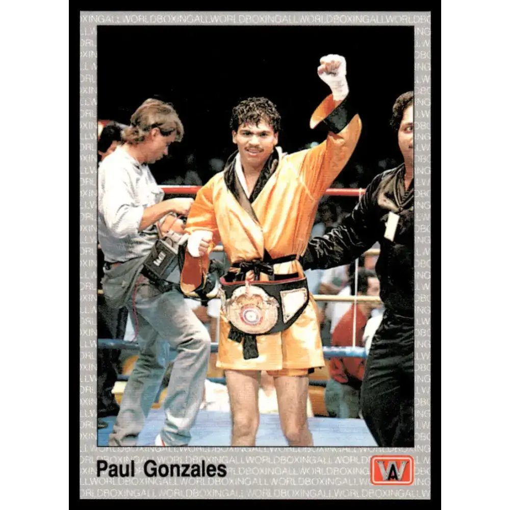 1991 All World #86 Paul Gonzales NM-MT Boxing Card - Boxing Card Single