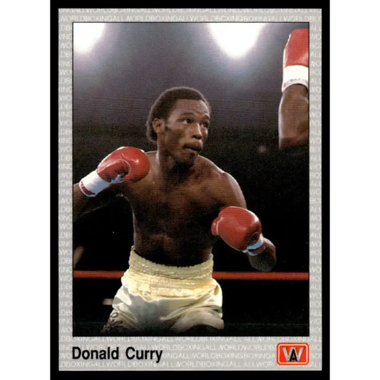 1991 All World #9 Donald Curry NM-MT Boxing Card - Boxing Card Single