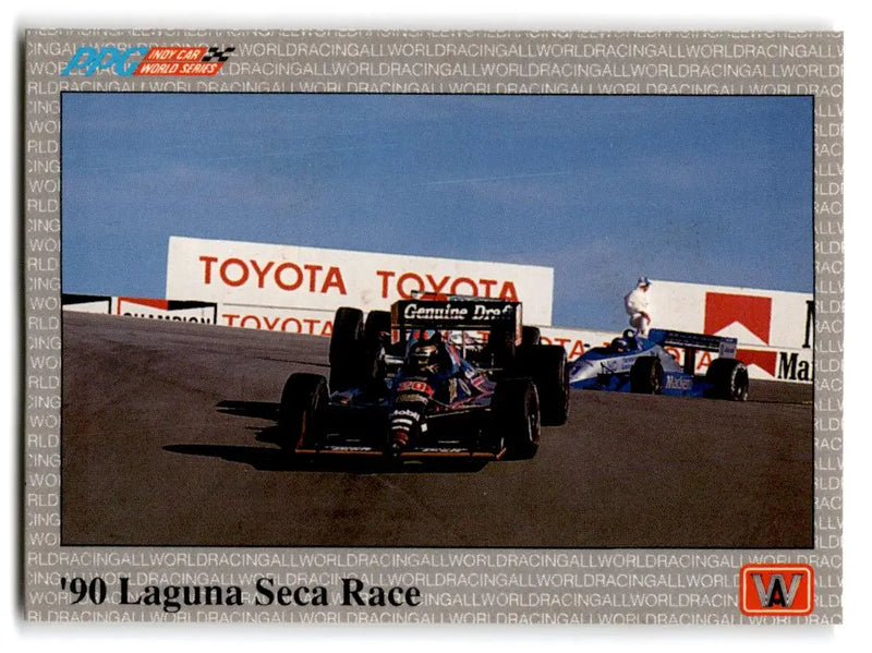 1991 All World #92 ’90 Laguna Seca Race - Racing Card Single
