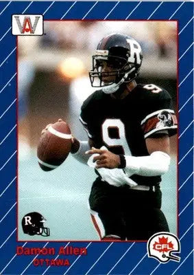 1991 All World CFL #60 Damon Allen - Football Card Single
