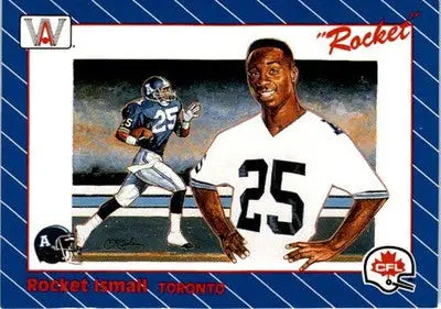 1991 All World CFL French #1 Rocket Ismail - Football Card Single