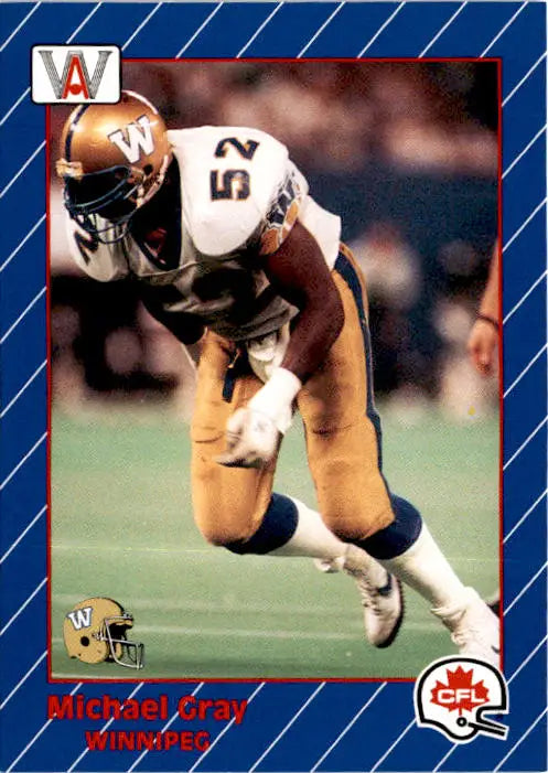 1991 All World CFL French #103 Mike Gray - Football Card Single