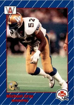 1991 All World CFL French #103 Mike Gray - Football Card Single