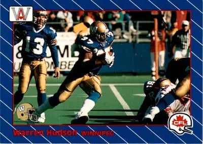 1991 All World CFL French #105 Warren Hudson - Football Card Single