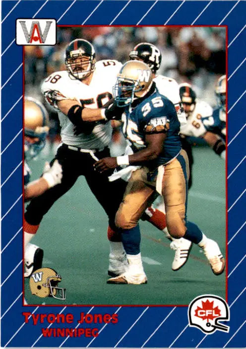 1991 All World CFL French #106 Tyrone Jones - Football Card Single