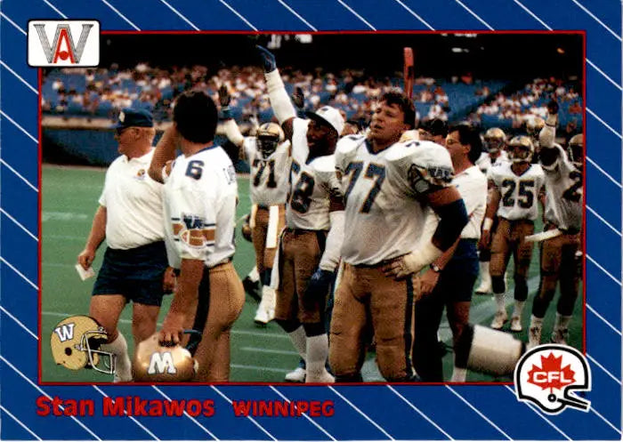 1991 All World CFL French #107 Stan Mikawos - Football Card Single