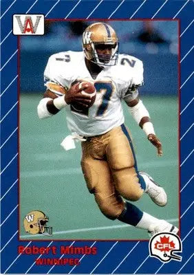 1991 All World CFL French #108 Robert Mimbs - Football Card Single