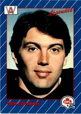 1991 All World CFL French #11 Tom Clements - Football Card Single