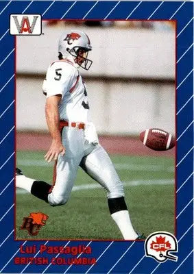 1991 All World CFL French #12 Lui Passaglia - Football Card Single