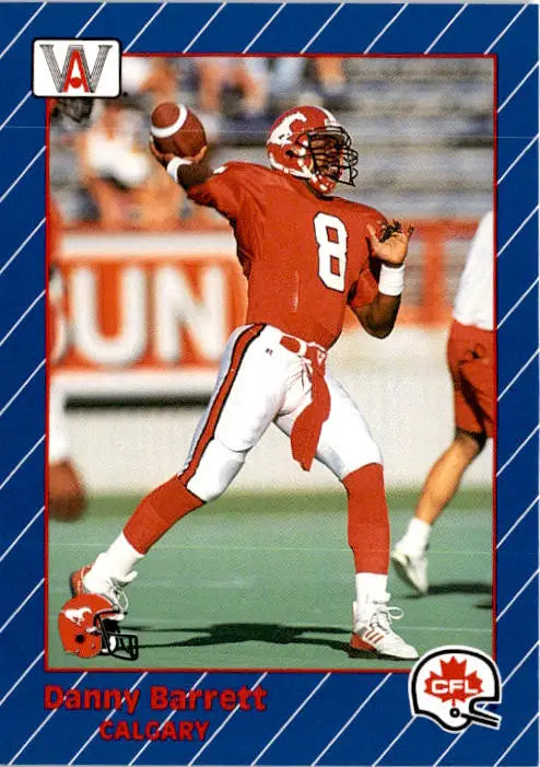 1991 All World CFL French #18 Danny Barrett - Football Card Single